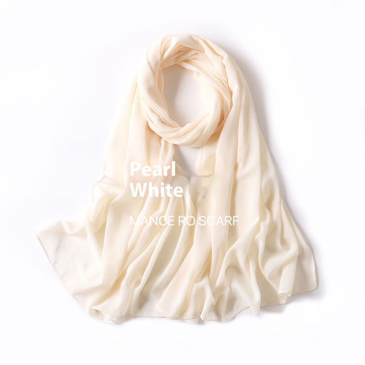 Pañuelo Chiffon Perla Multiuso - Velo Elegante para Cabello y Cuello - Image 4
