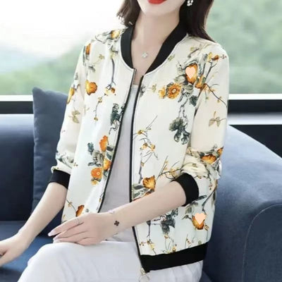 Chaqueta Ligera y Holgada de Estilo Contemporáneo