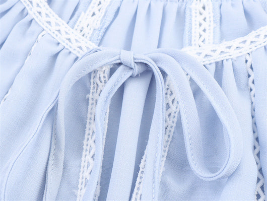 Blusa Elegante con Encaje y Mangas Linterna - Image 15