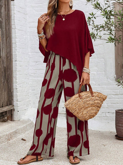 Conjunto Coordinado de Camisa y Pantalón Estampado - Image 7