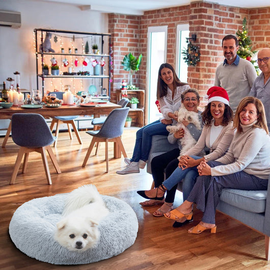 Cama Donut para Perros - Cómoda Felpa Suave Lavable - Image 49