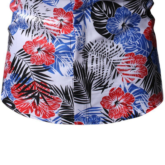 Camisa Floral de Playa para Hombre - Manga Corta de Verano - Image 15