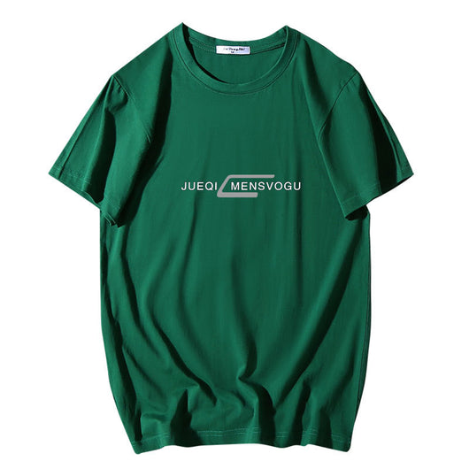 Camiseta de Algodón para Hombre Talla Grande - Cuello Redondo Manga Corta - Image 4