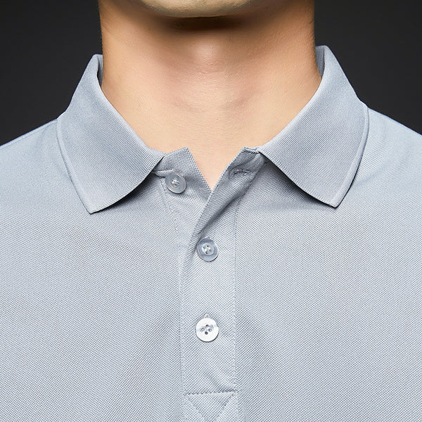 Camiseta Suelta Estilo Coreano con Solapa para Hombre