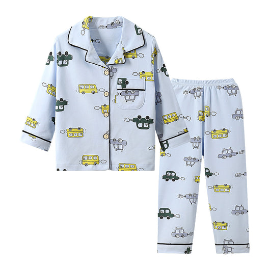 Pijama Infantil de Algodón para Primavera y Otoño - Image 9