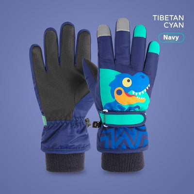 Guantes Térmicos Acolchados para Niños con Diseño de Dinosaurio - Image 6