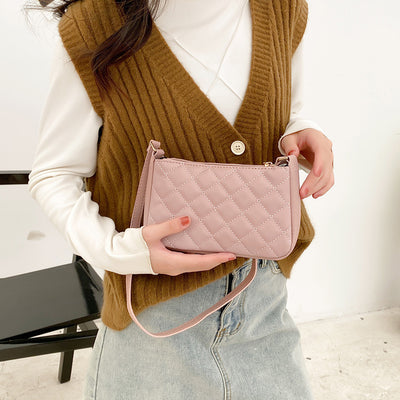 Bolso Bandolera Rombo Minimalista para Mujer - Image 18