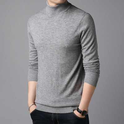 Suéter de Cuello Alto Manga Larga para Hombre - Image 8