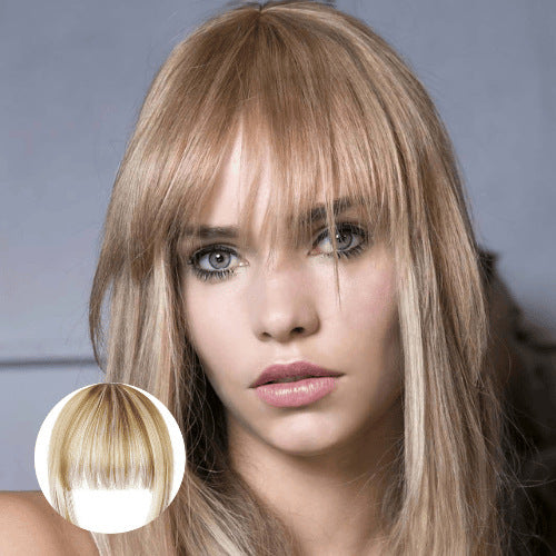 Flequillo Artificial de Cabello Humano - Mini Flequillo Ligero