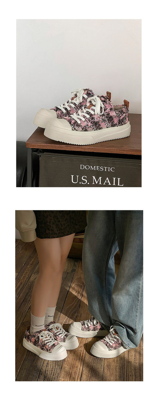 Bombas de Lona con Diseño Irregular - Colección Primavera - Image 12