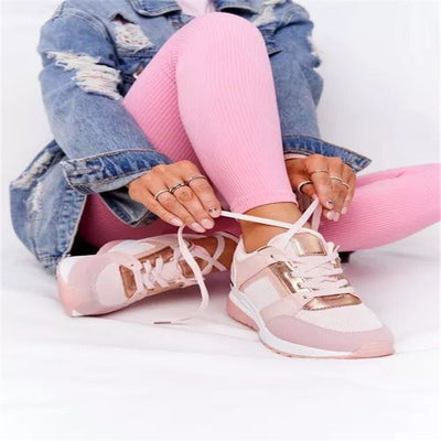 Zapatos Deportivos Plataforma Dad Shoes Talla Grande Mujer - Image 46