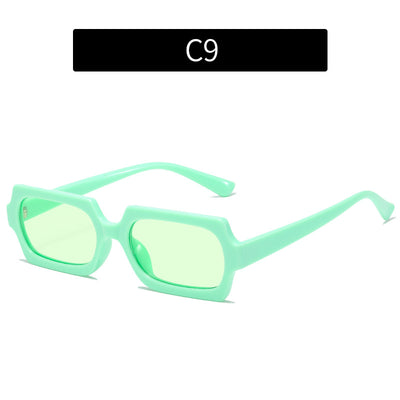 Gafas de Sol Marco Pequeño Estilo Trendy Europeo Americano - Image 13