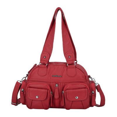 Bolsa Mensajera Casual Coreana de Color Liso - Image 2