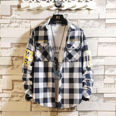 Camisa Casual a Cuadros Slim Fit para Hombre - Image 7