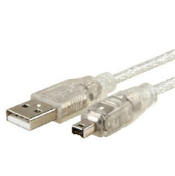 Cable USB-A a 4 Pines para Periféricos - Blanco Transparente