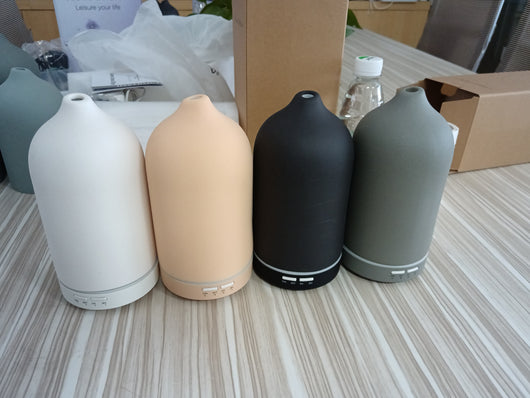 Difusor Ultrasónico de Aromas 100ml con Cerámica - 5 Colores - Image 11