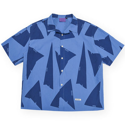 Camisa Hawaiana Casual de Cuello Cubano con Estampado - Image 2
