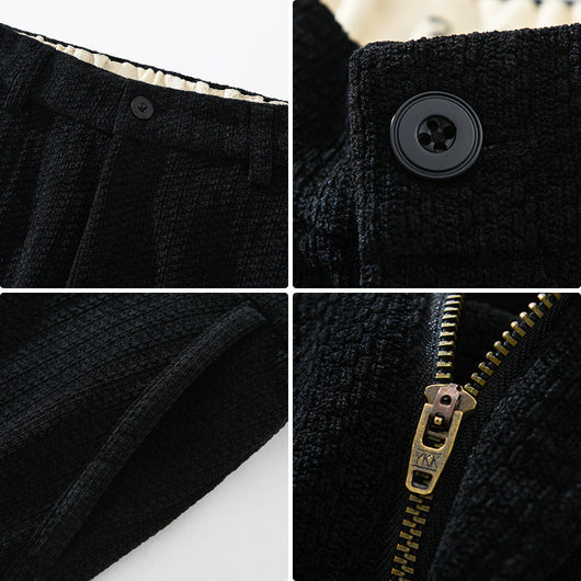 Pantalones de Pana Retro Slim Fit Hombre - Image 3