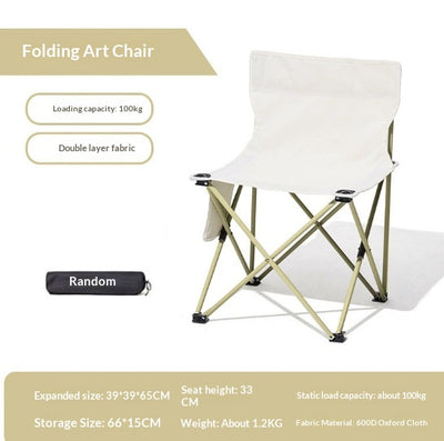Juego de Mesa y Silla Plegable con Respaldo para Camping - Image 9