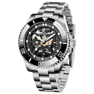 Reloj Mecánico PAGANI con Correa de Acero Inoxidable - Image 10