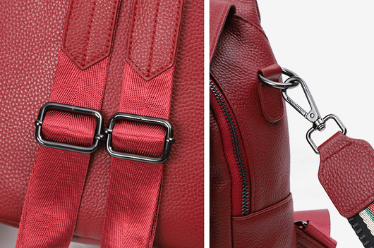 Mochila Antirrobo para Mujer de Cuero con Múltiples Compartimentos - Image 36