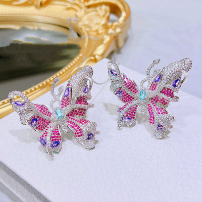 Anillo Mariposa Púrpura Lavanda de Lujo - Image 4