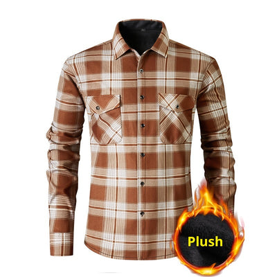 Cardigan Casual de Algodón Acolchado para Hombre - Image 7