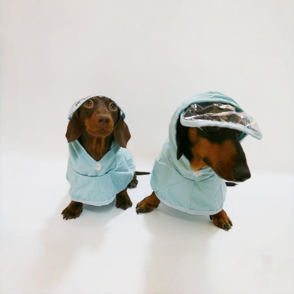 Poncho Impermeable con Capucha para Perros
