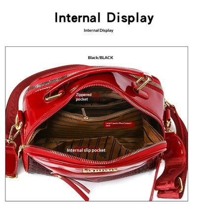 Bolso Mamá Grande de Capacidad Amplia - Bolsa Práctica Mujer Color Sólido - Image 14