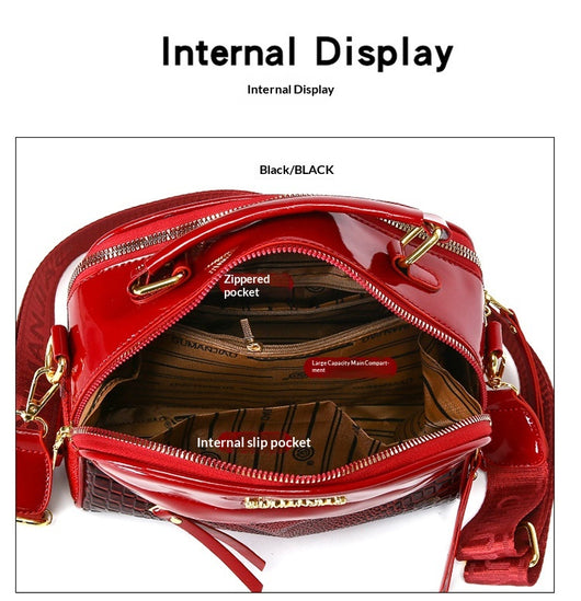 Bolso Mamá Grande de Capacidad Amplia - Bolsa Práctica Mujer Color Sólido - Image 14