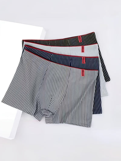 Bóxer Talla Grande Antibaacteriano Rayas Transpirable Cintura Media - Image 10