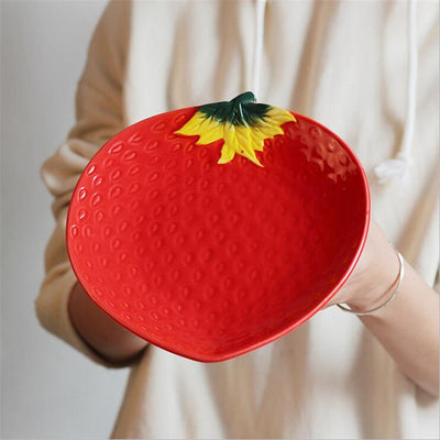 Plato de Cerámica Decorativo con Diseño de Frutas 8 Pulgadas - Image 27