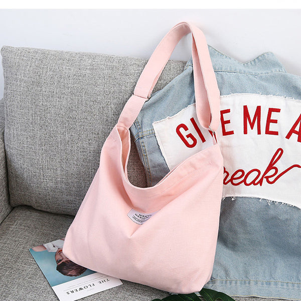 Bolso Escolar Estilo Coreano con Letras en el Hombro