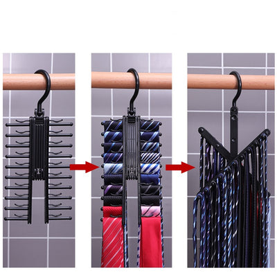 Organizador Multifuncional de Corbatas, Cinturones y Accesorios con Ganchos Ajustables - Image 10