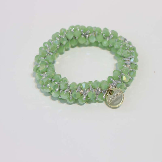 Anillo de Cabello Cristal Perla con Banda Elástica Trenzada - Image 17