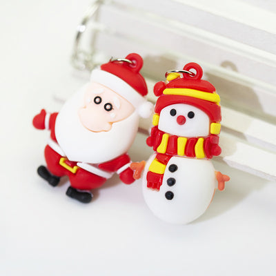Llavero Navideño con Diseño Festivo - Papá Noel, Reno y Árbol - Image 23