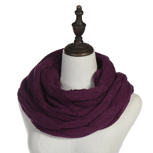 Bufanda Tejida Cálida Cien Torres para Otoño e Invierno - Image 49