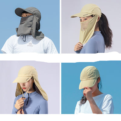 Sombrero de Verano Unisex con Protección UV para Rostro y Cuello - Image 4