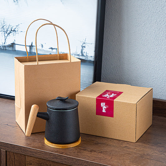 Taza Térmica de Cerámica con Separador de Agua para Té y Café