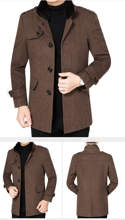 Abrigo de Lana Merino Otoño-Invierno Casual - Image 9