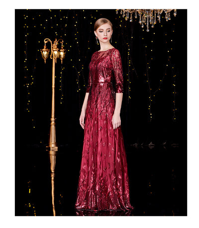 Vestido de Noche Largo Elegante para Mujer - Image 8