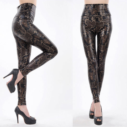 Leggings Talle Alto Ajustado con Tobillera Delgada - Image 11