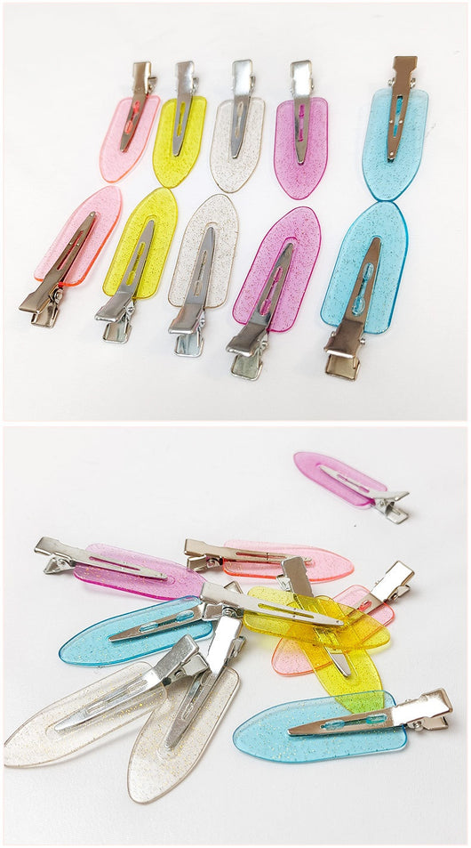 Clips para Cabello Transparentes con Brillo Estilo Coreano y Japonés - Image 13