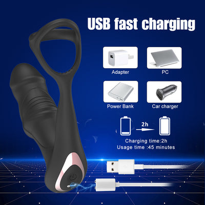 Masajeador de Próstata con 10 Modos de Vibración Peristáltico - Image 6