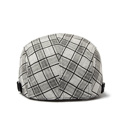 Boina Cuadriculada Ligera para Hombre - Perfecta para Verano - Image 5