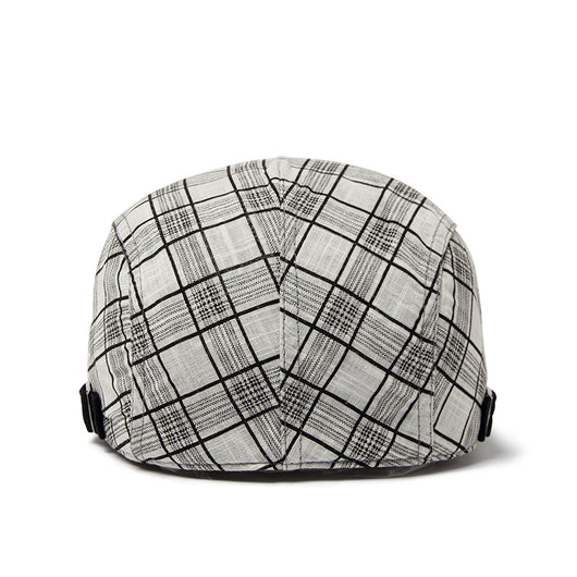 Boina Cuadriculada Ligera para Hombre - Perfecta para Verano - Image 5