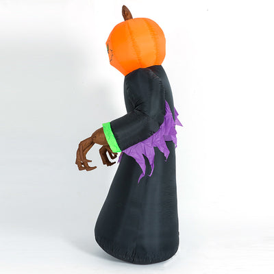 Decoración Inflable Halloween: Calabaza, Gato Negro y Bruja - Image 9