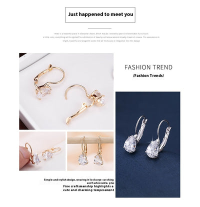 Aretes de Moda Minimalistas en Metal - Diseño Femenino y Versátil - Image 10