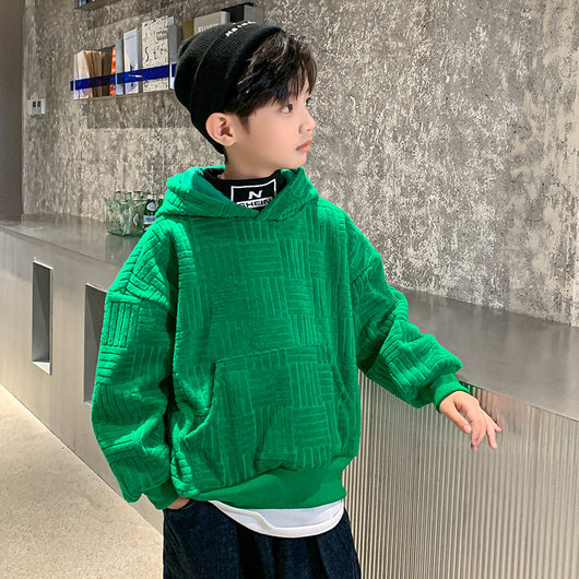 Sudadera con Capucha de Polar para Niños - Diseño Versátil y Moderno - Image 3