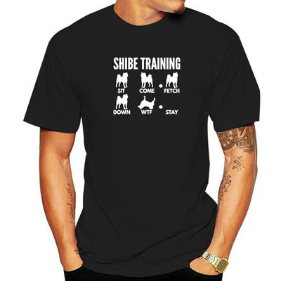 Camiseta Básica de Algodón Suelta Unisex Cuello Redondo